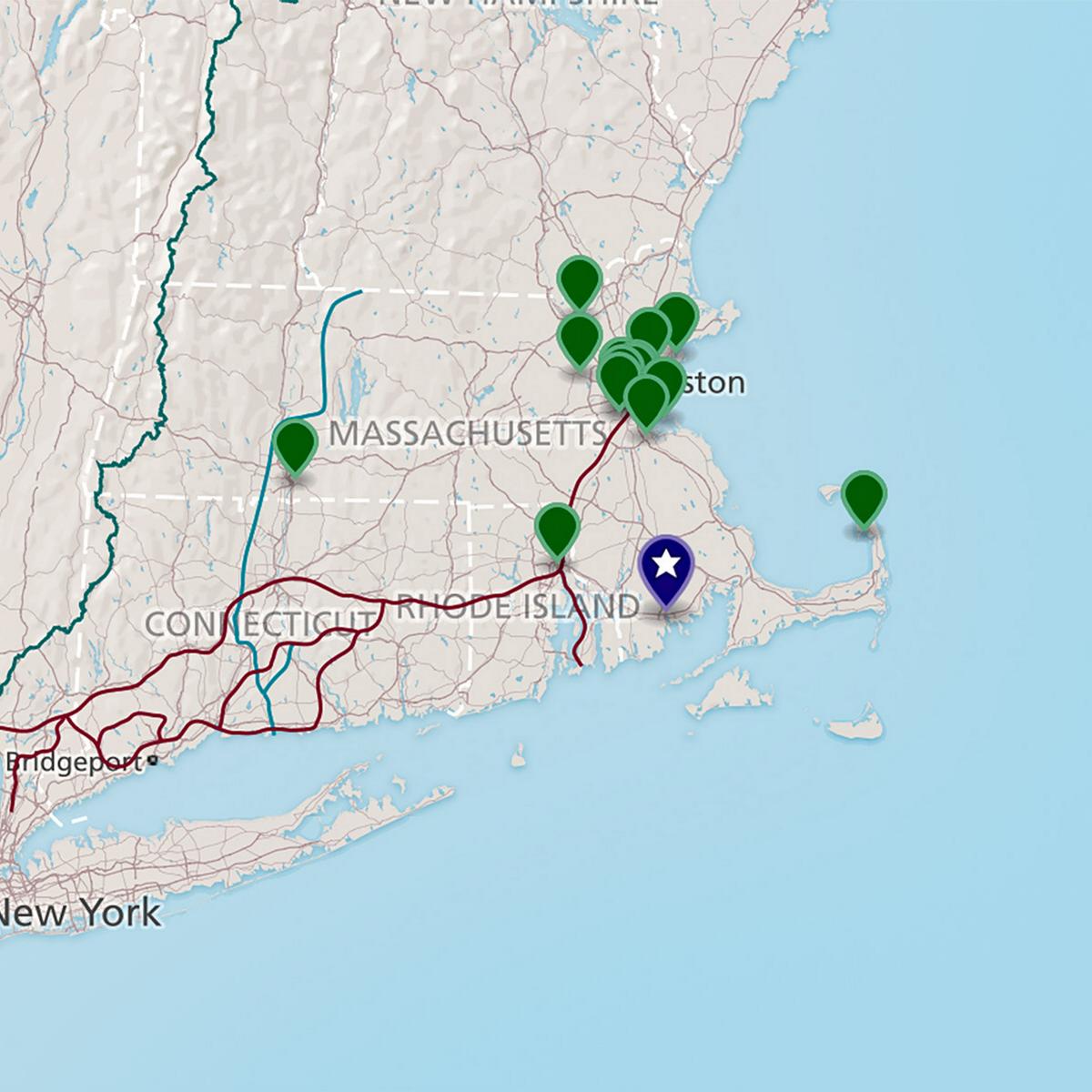 Map of other parks nearby