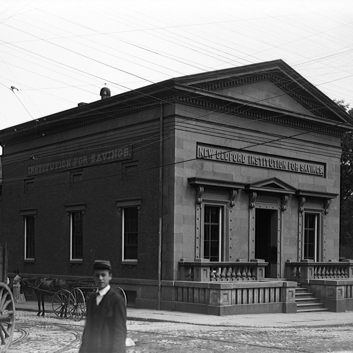 Historic photo of the park visitor center