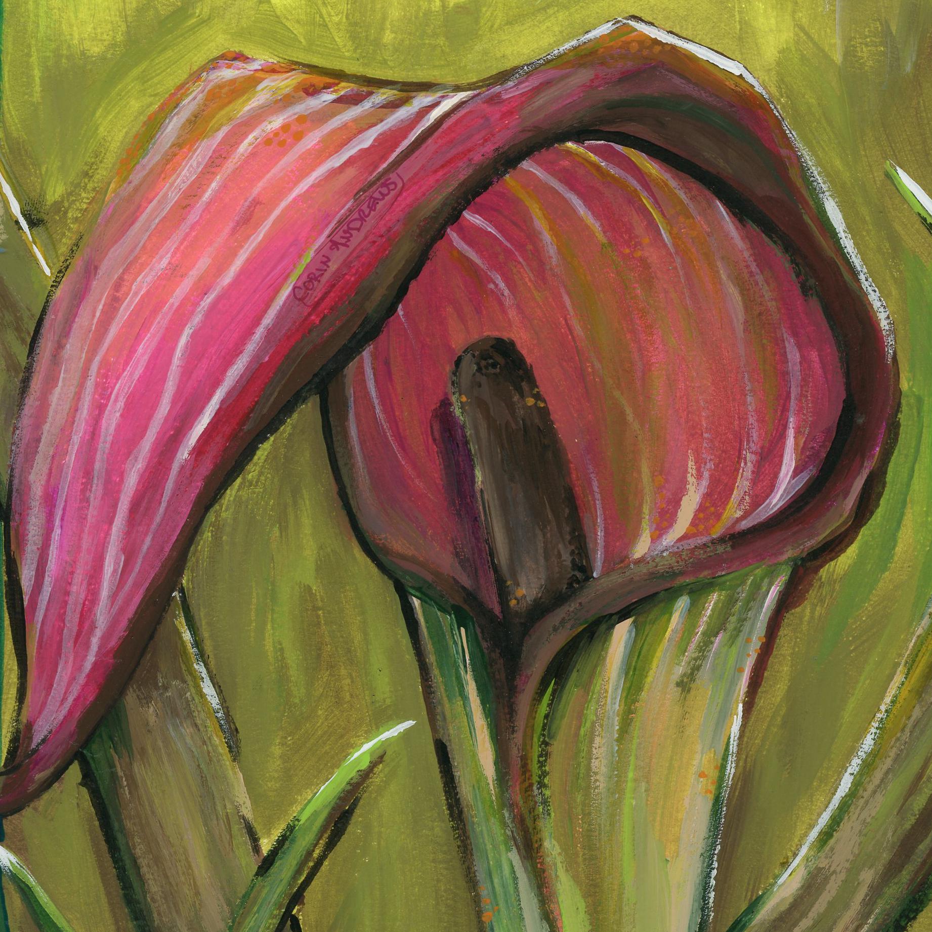 wildflower painting