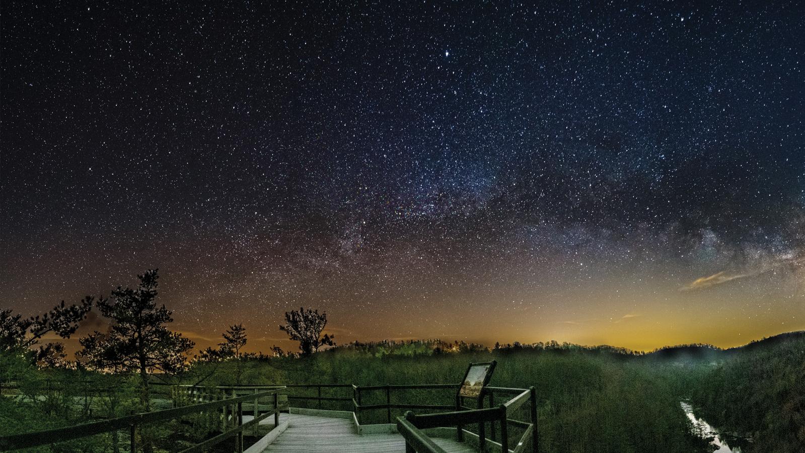 Stars at the overlook