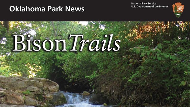 Photo of a cover of the Bison Trails newsletter