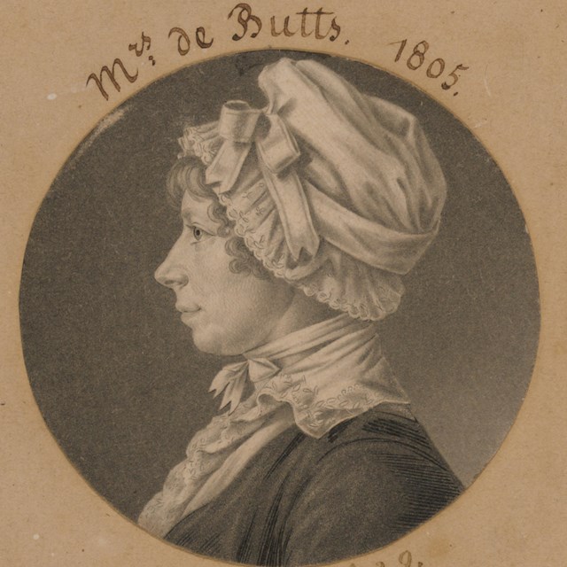 a portrait of a woman in profile 