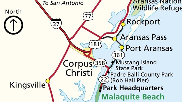A area map of south texas