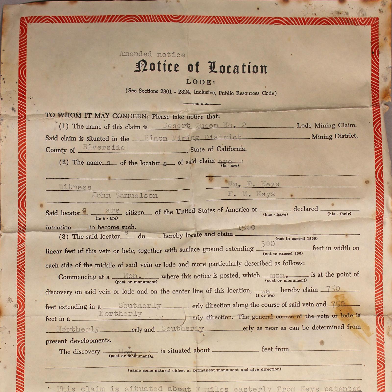 Location Notice