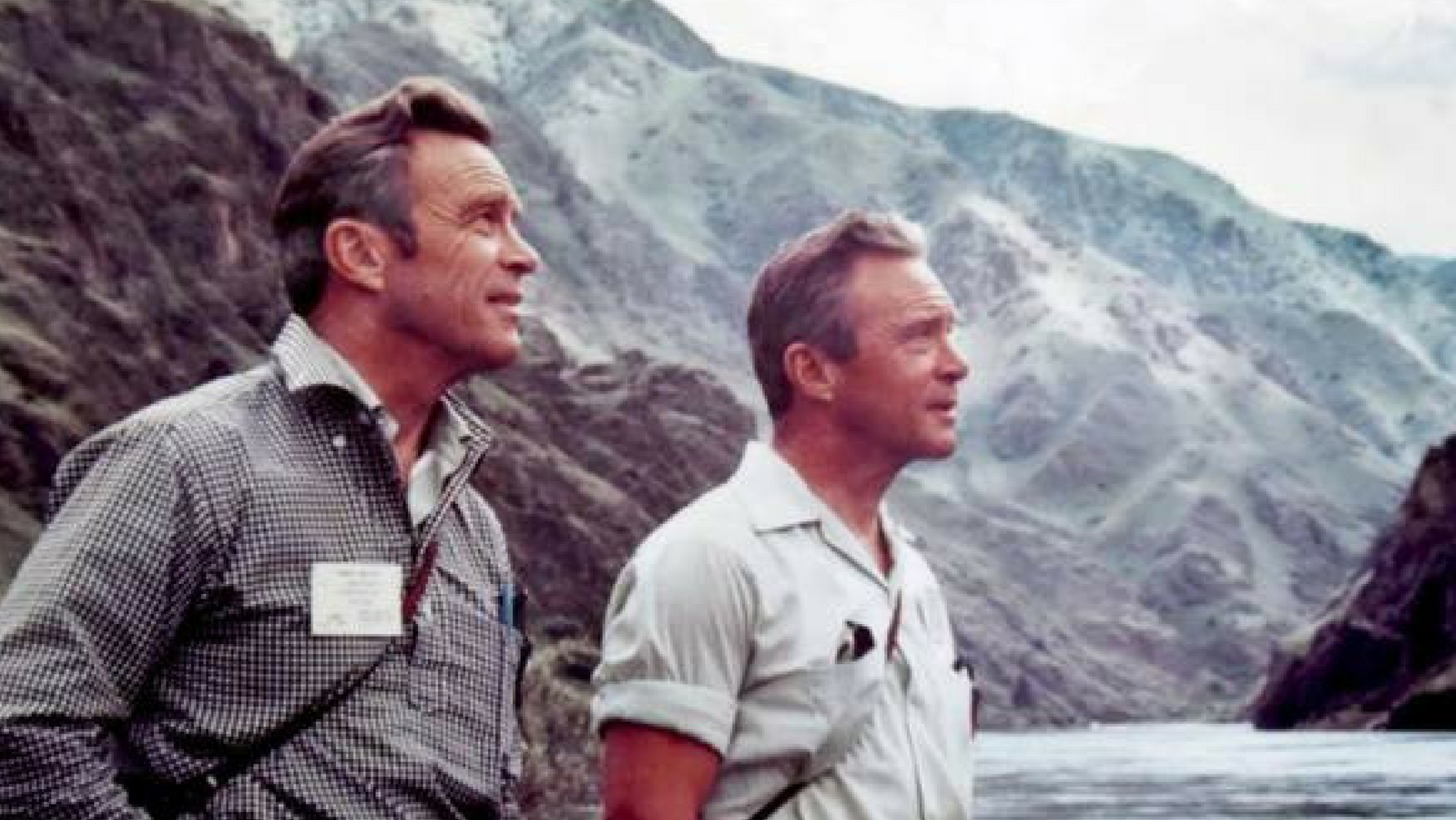 John and Frank Craighead, are shown in Hells Canyon in 1970.