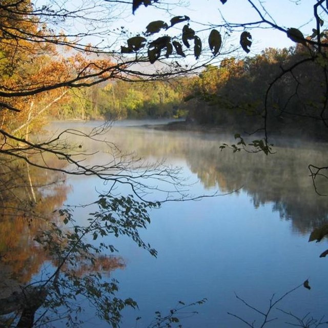 Calm waters of the Ozark River