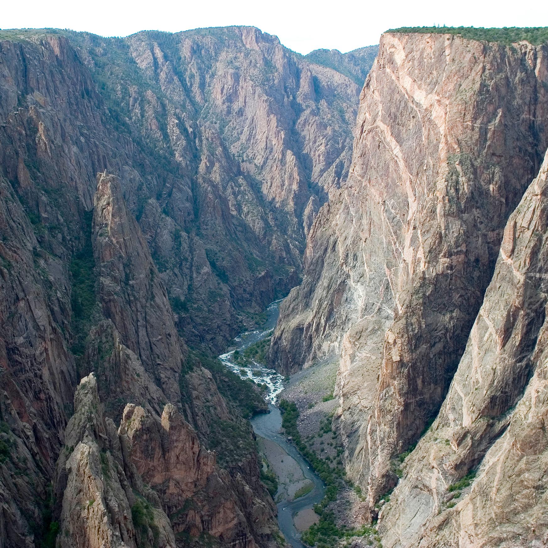 Looking downstream from Chasm View, Painted Wall on right