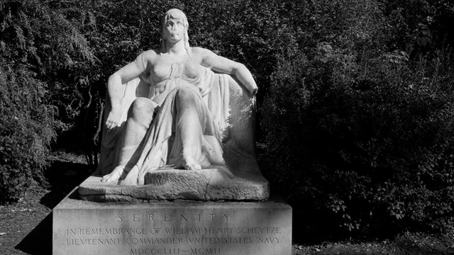 Statue of Serenity at Meridian Hill Park