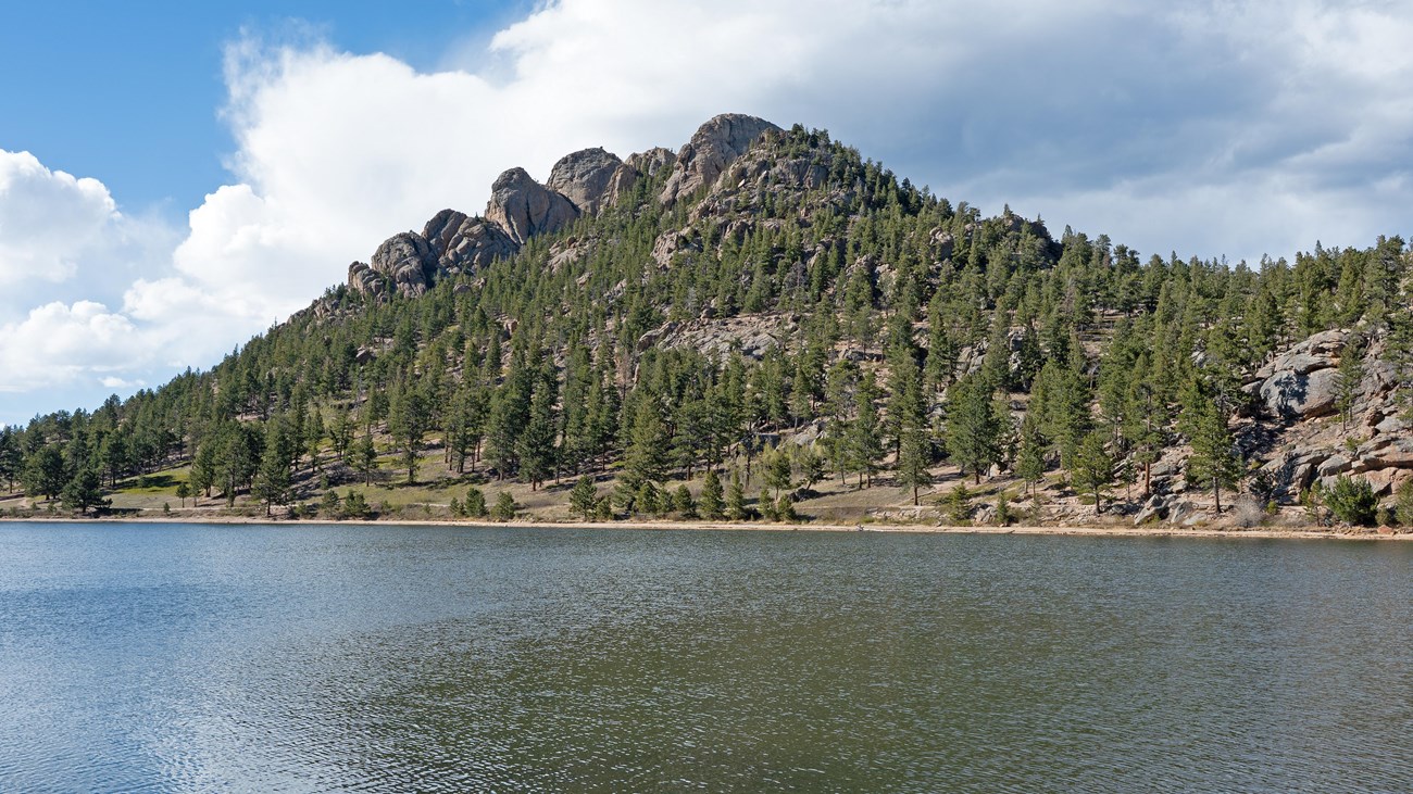 Lily Lake on a sunny, spring day