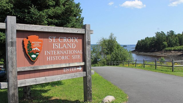 Entrance to Saint Croix Island International Historic Site