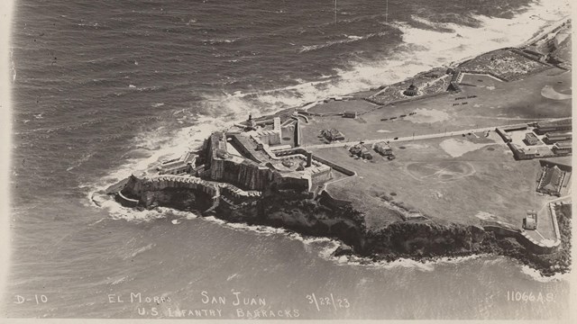 Aerial photo of Castillo San Felipe del Morro