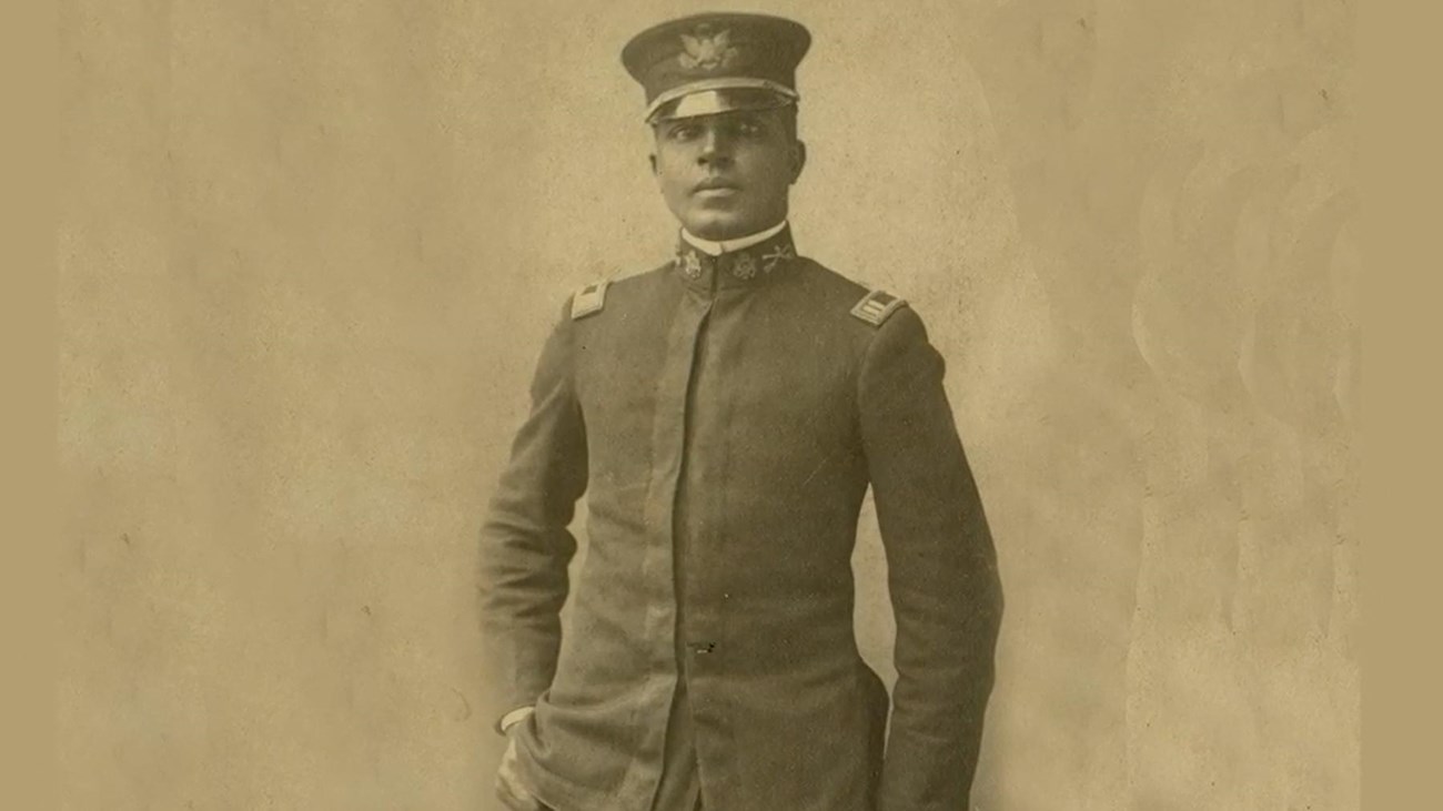 Charles Young in full dress uniform.