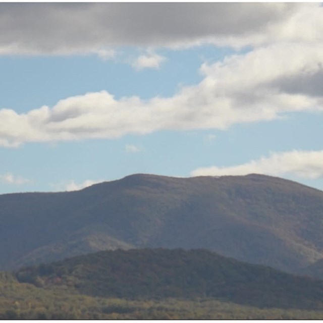 View of Big Meadows from the valley.