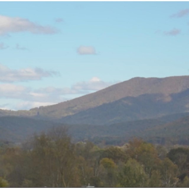 View of Marys Rock from the valley
