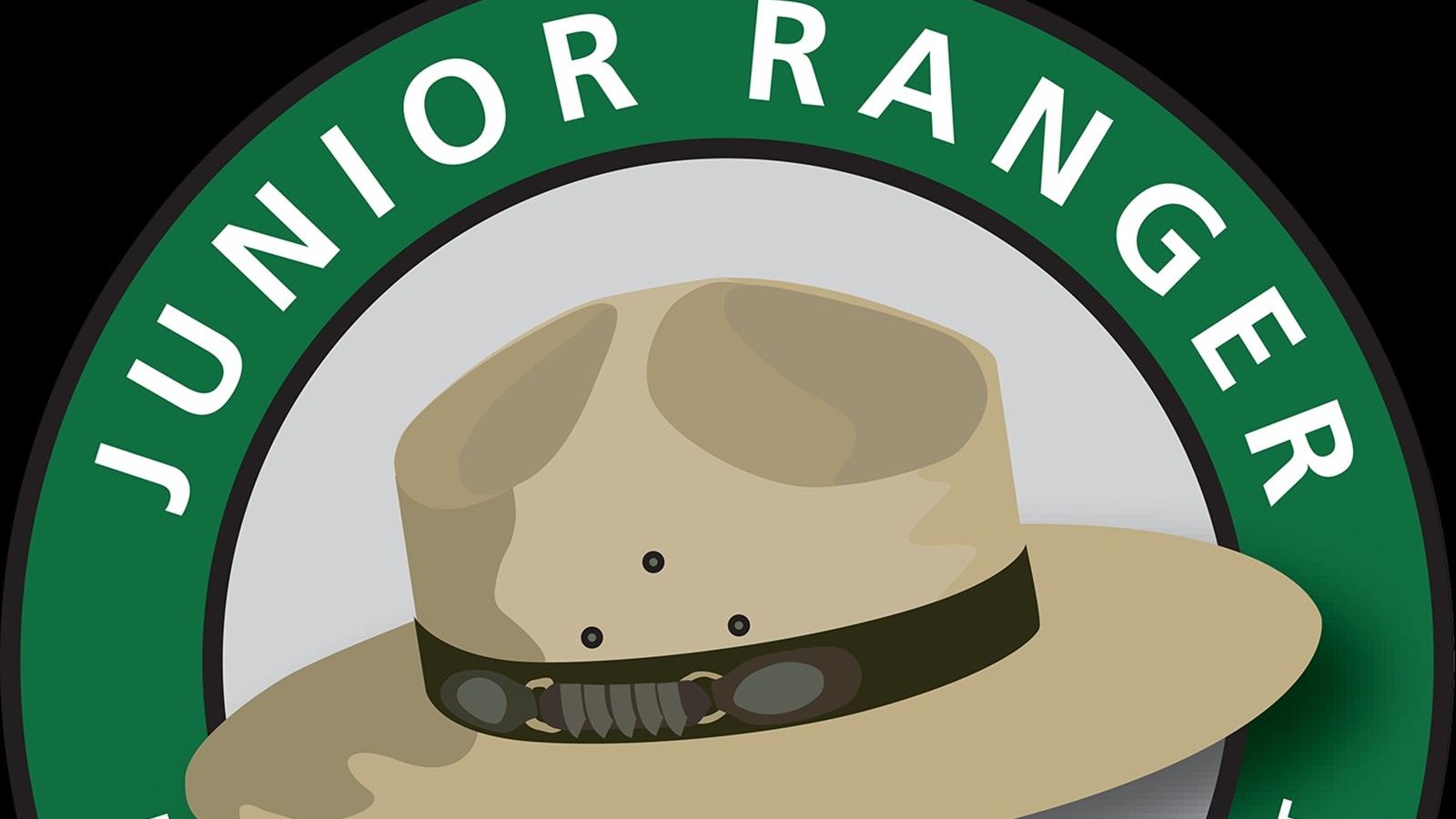 Mom and children completing the Junior Ranger Books