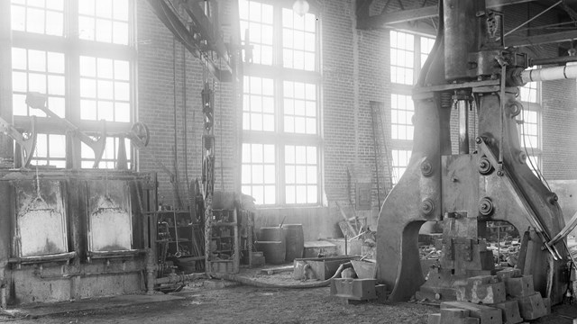 Forge Shop interior, DL&W RR