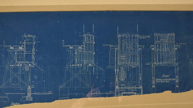 Elevation On Coal Chute and Sand Chute Track