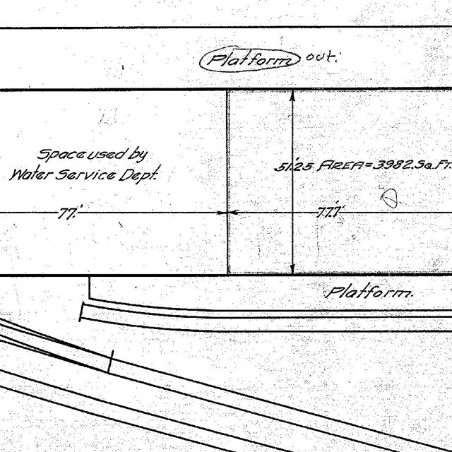 D. L. & W. Old Storehouse diagram