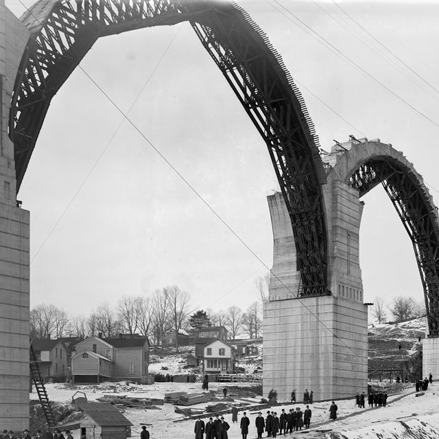 Tunkhannock Creek Viaduct Construction