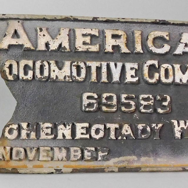 Locomotive Builder's Plate