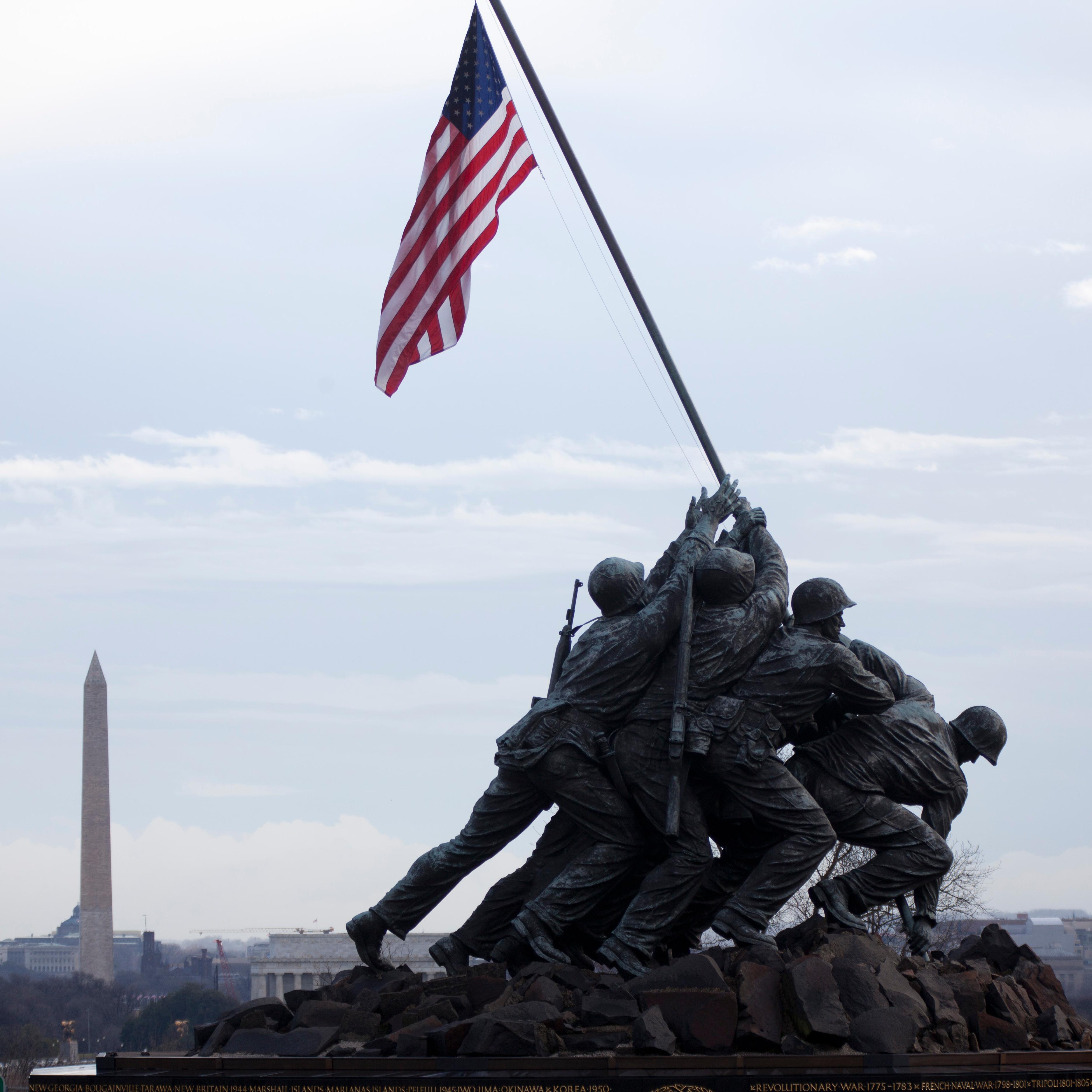 US Marine Corps War Memorial.