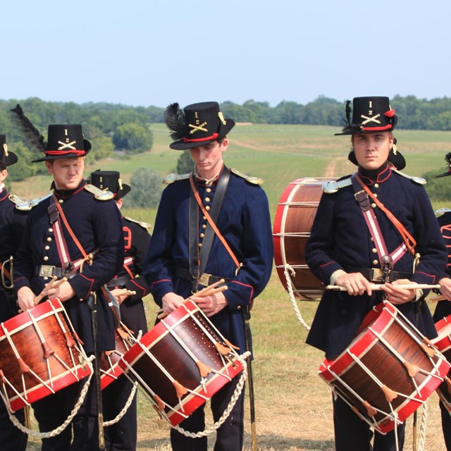 Living History Reenactors at Manassas National Battlefield Park.