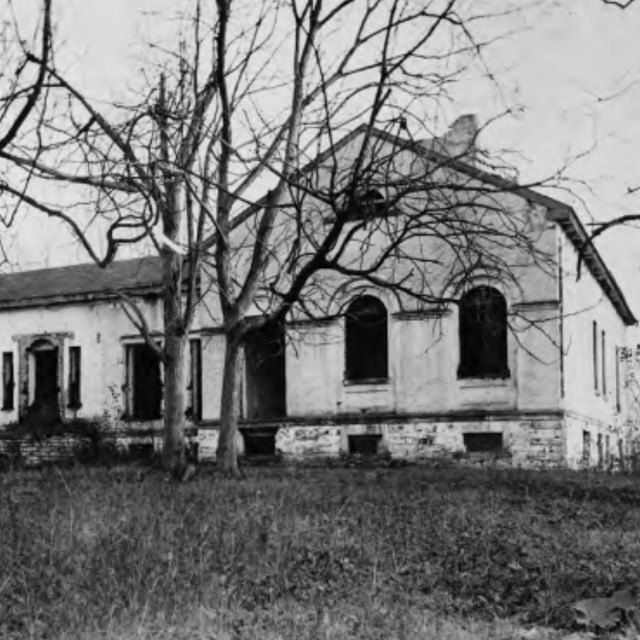 A photograph of the Mason House