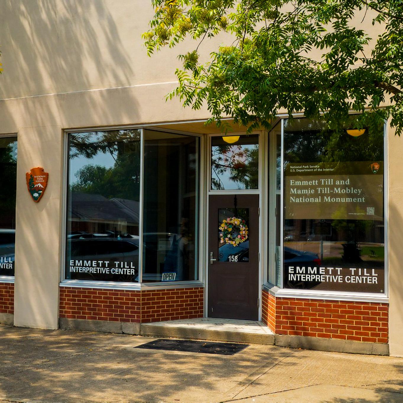 A store front with the NPS arrowhead