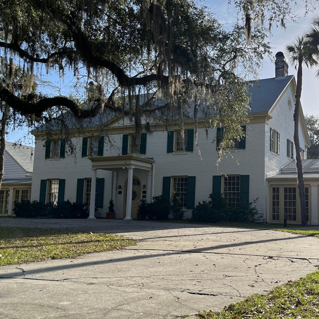 two story historic clubhouse 