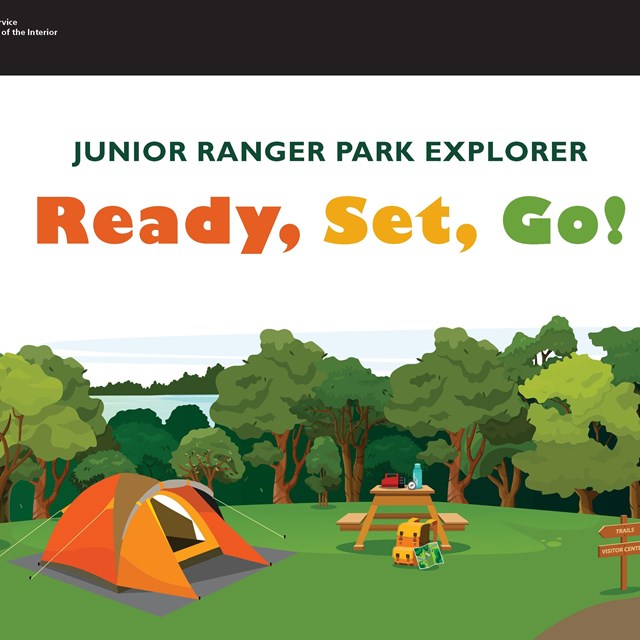 front cover of the Junior Ranger Park Explorer Book