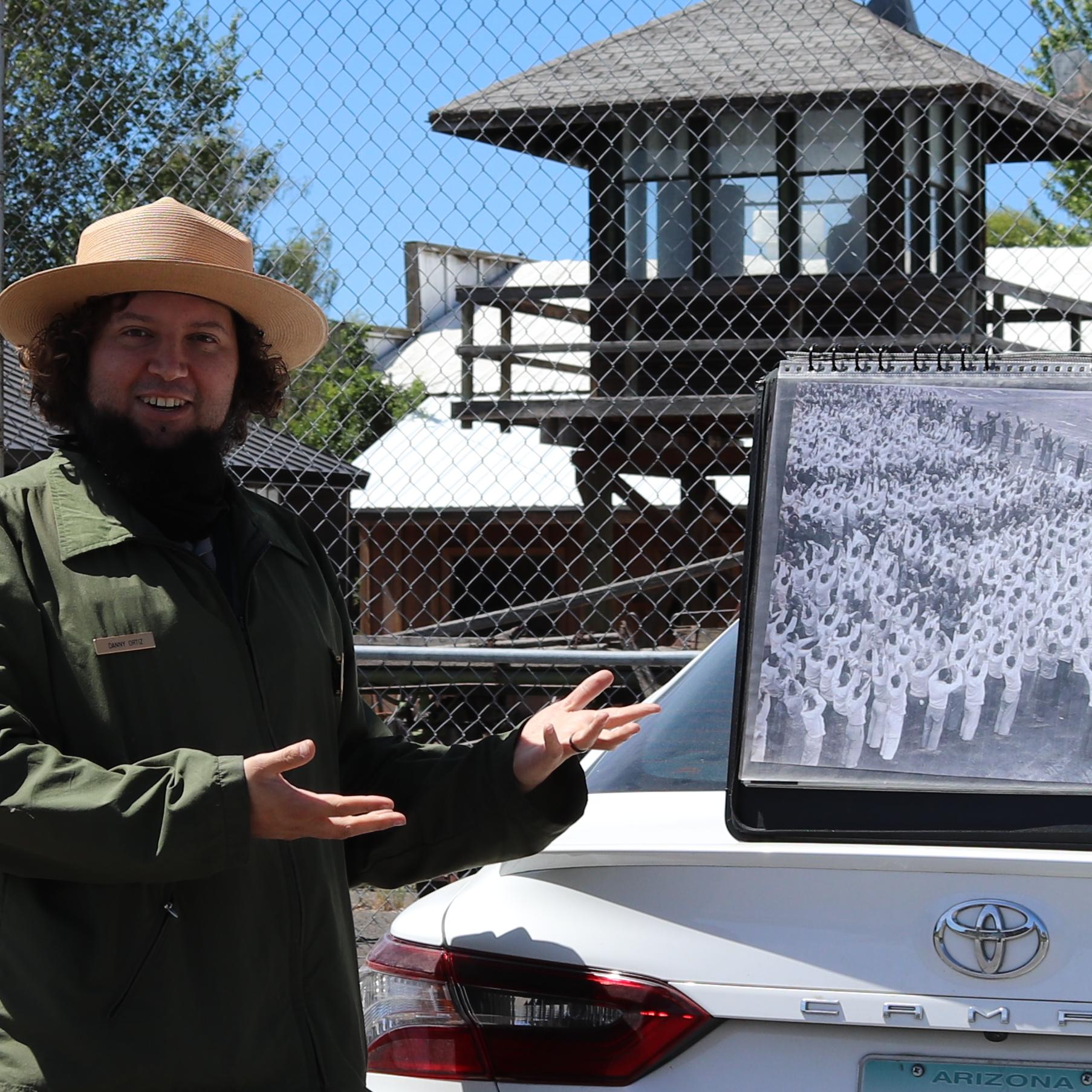 Ranger giving a tour. NPS Photo Danny Ortiz