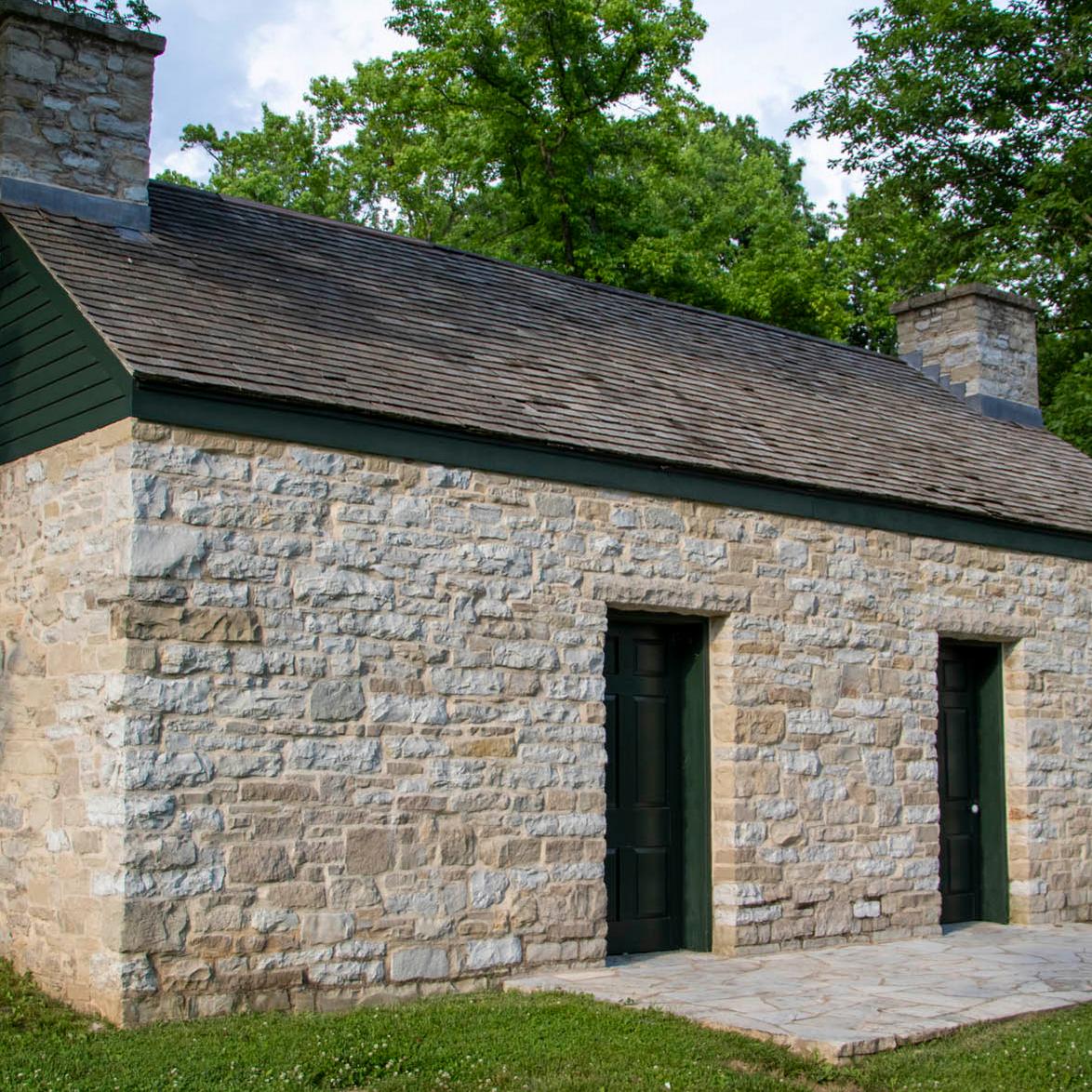 (Summer kitchen exterior, front)