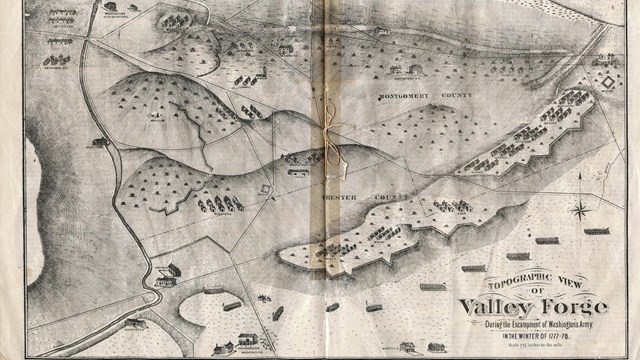 Map Of Valley Forge
