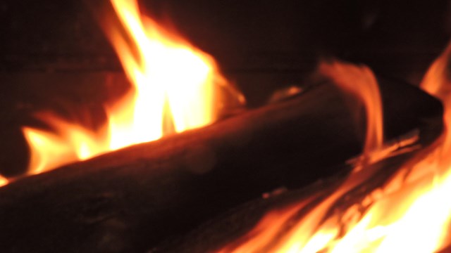 Image of a campfire burning