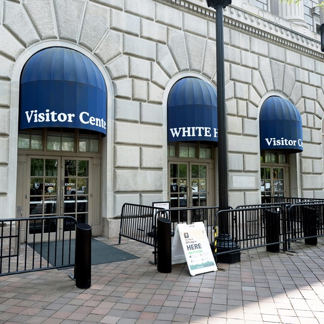 Front of White House Visitor Center