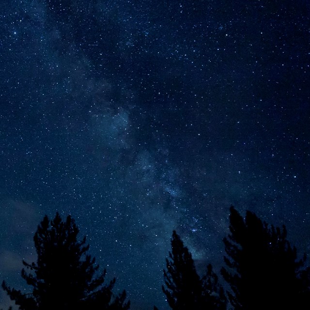 Image of the night sky at Whiskeytown.