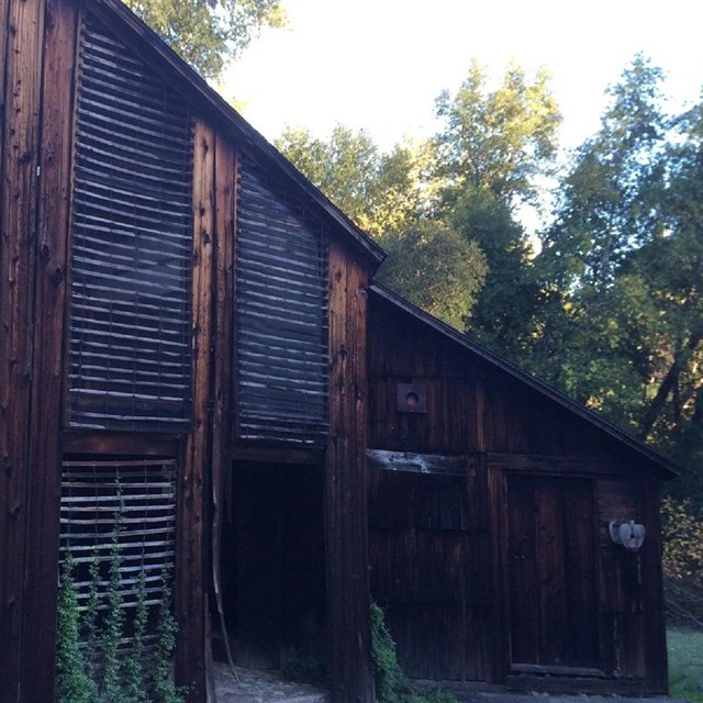 exterior image of a wood building