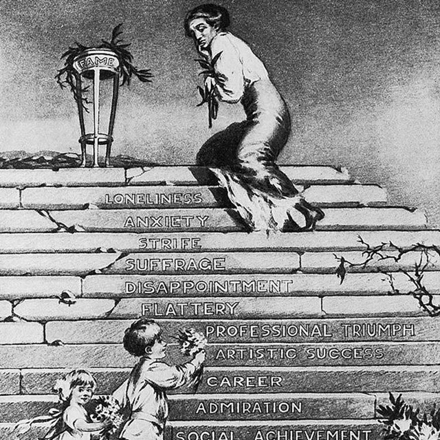 Anti-Suffrage Cartoon from Library of Congress
