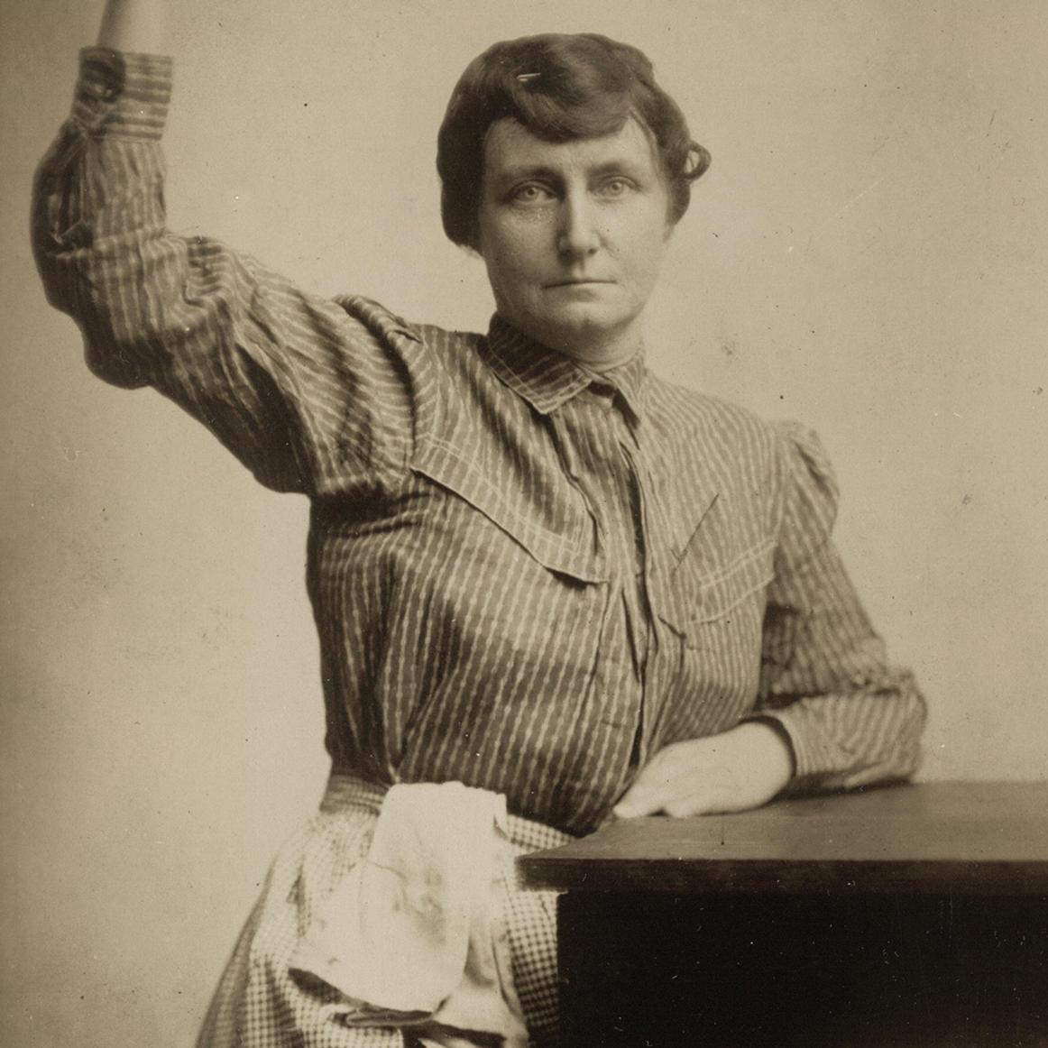 LOC photo of Pauline Adams in Prison Garb