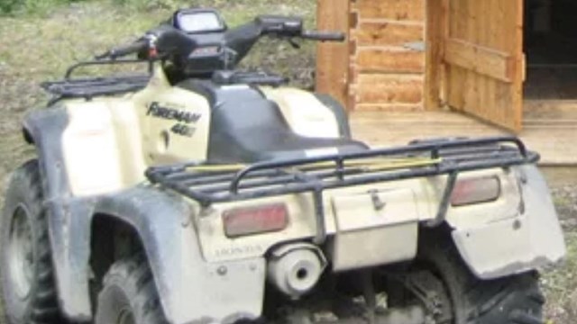 A four wheeled vehicle.