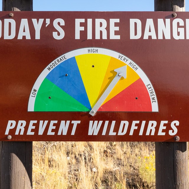 a large sign with text: 