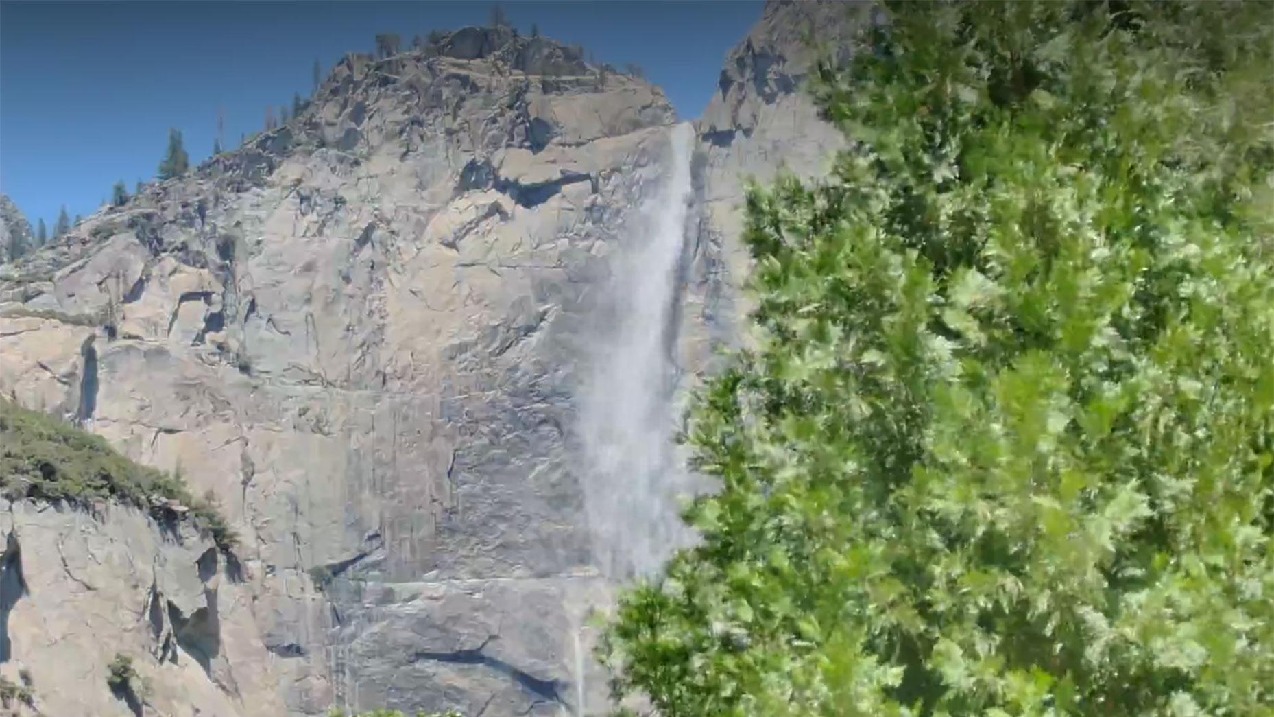 Image of Yosemite Falls webcam showing current conditions