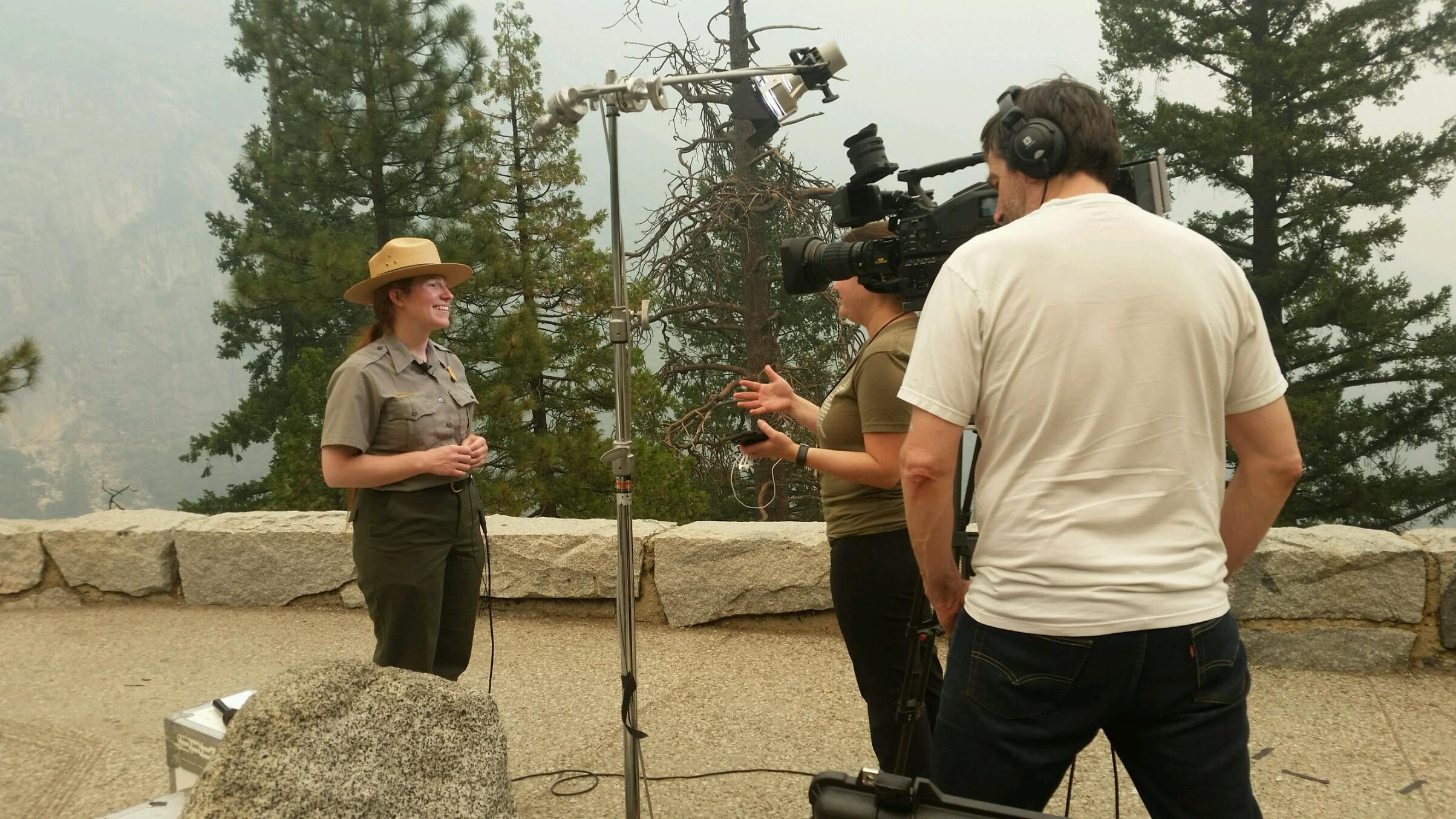President Obama speaks to park staff in Yosemite Valley, June 2016.