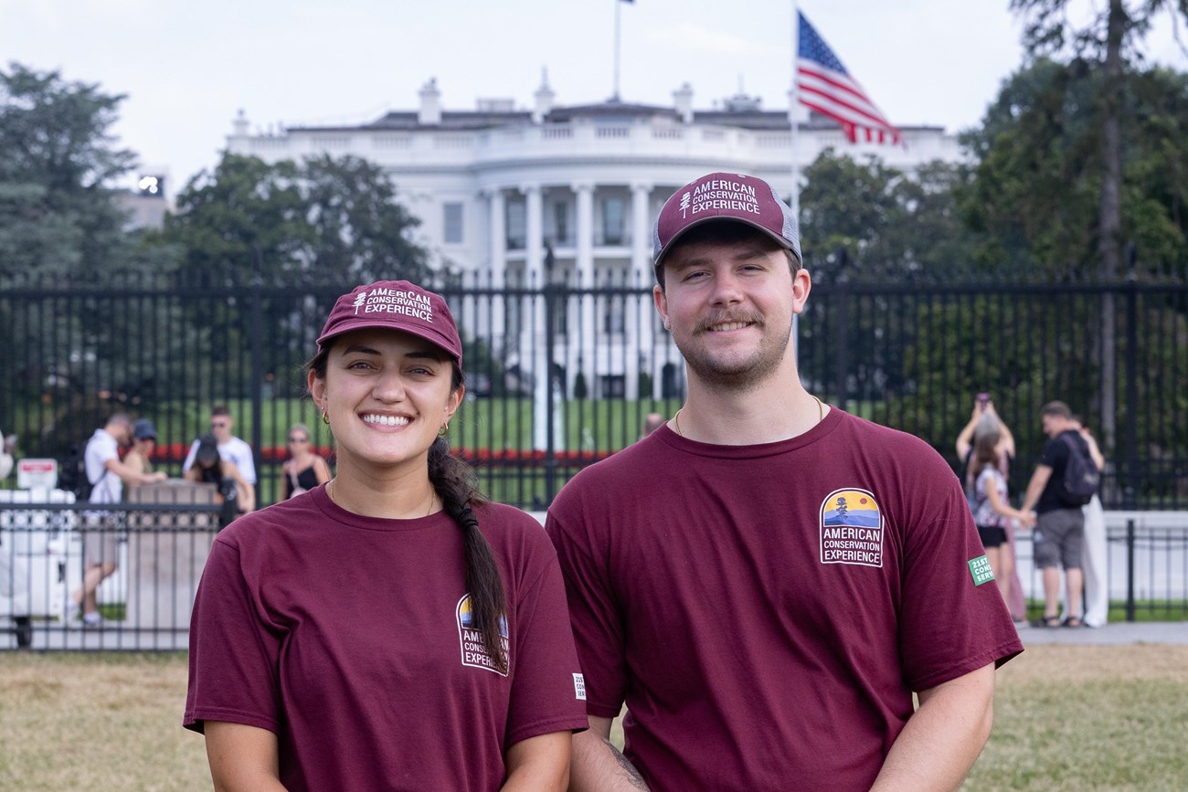 Traditional Trades Advancement Program (TTAP) interns Kendall Soriano (right) and Brenton Tate (left