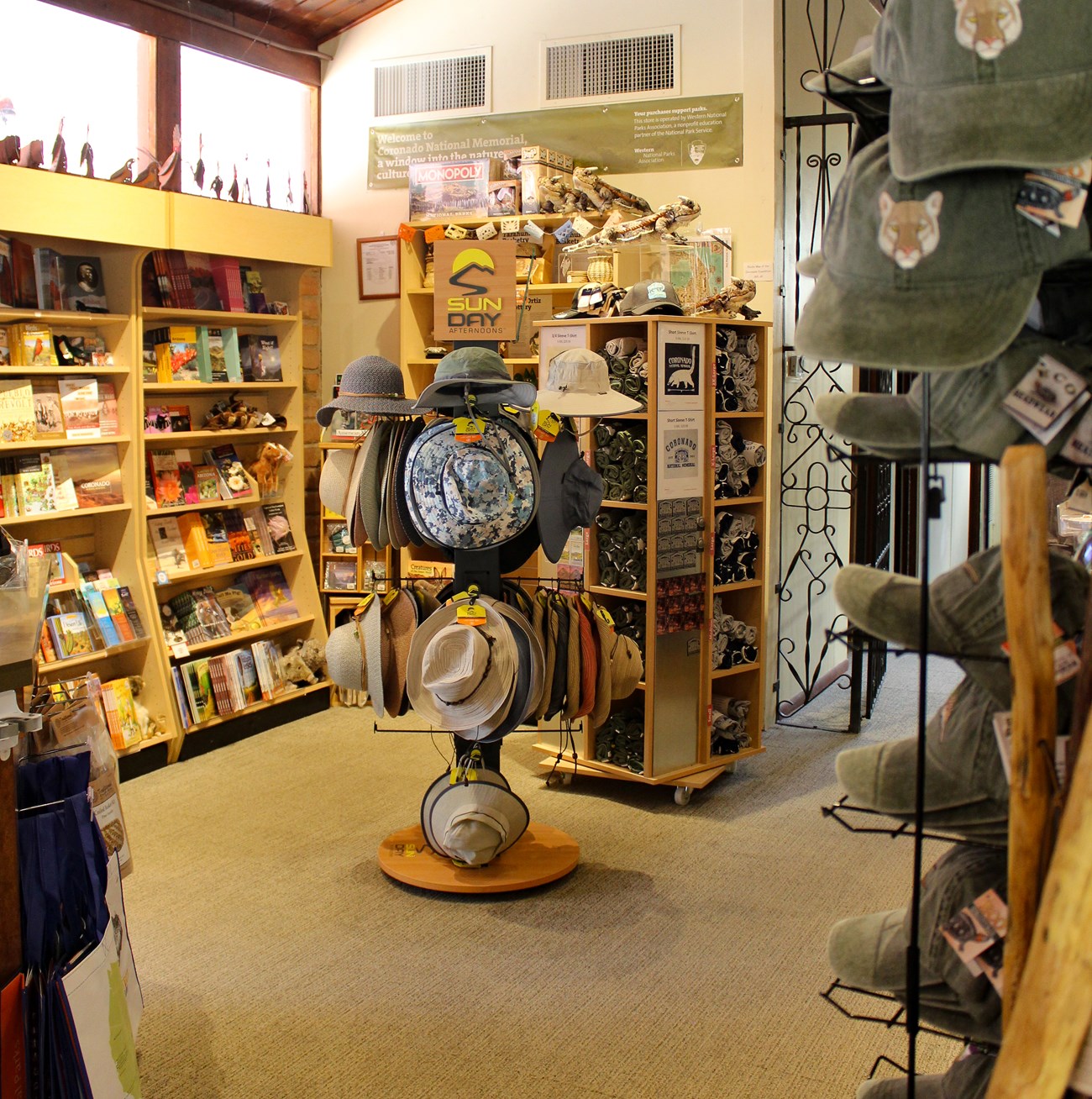 store with books and other merchandise