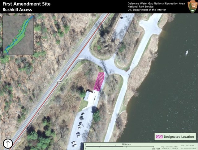 Bushkill Access public assembly map
