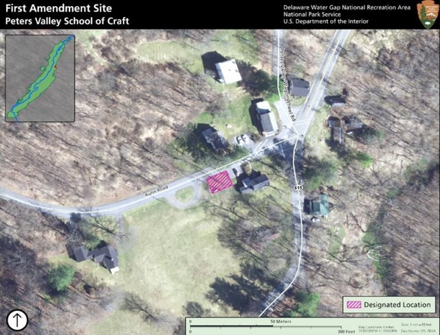 Peters Valley School of Craft public assembly map