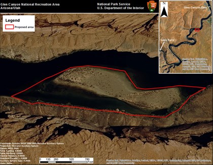 Map of Colorado River Slough Gravel Bar 