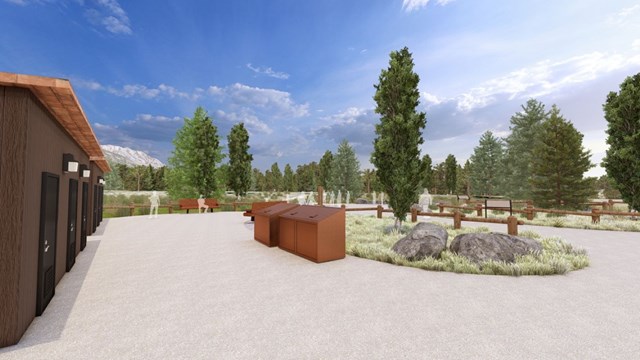 Rendering of new restrooms