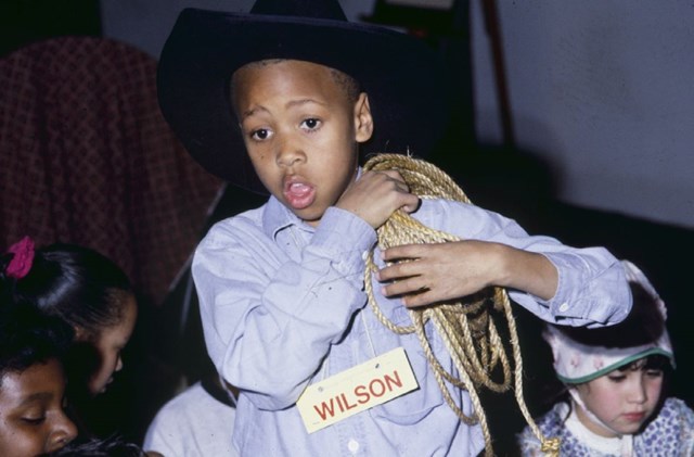 School children participating in a ranger program.